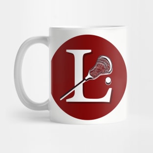 Maroon L lacrosse Mug